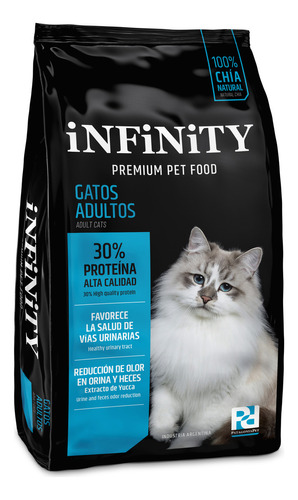 Alimento Infinity Premium Pet Food para gato adulto sabor mix en bolsa de 3 kg