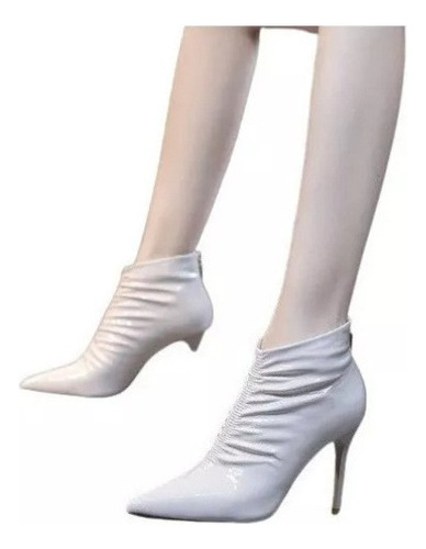 Tacón Aguja Platform, Botas De Moda Charol, Transpirables [u
