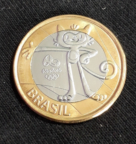Moneda Conmemorativa De Los Juegos Olímpicos 2016 Mascota