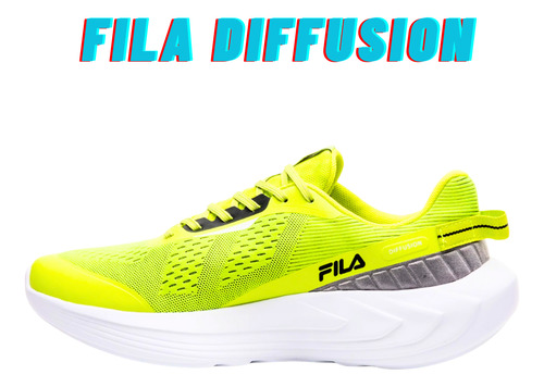 Tênis Diffusion Fila Masculino Corrida Confortável Macio