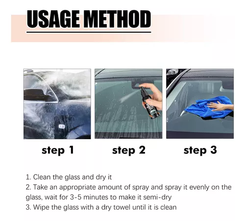 Glass Hydrophobic Coating,Automobile Glass Rain Proofing Agent Glass Coating  (100ml) 