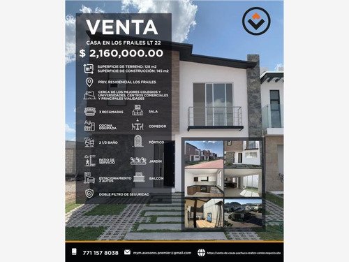 Imagen 1 de 11 de Casa Sola En Venta Res. Frailes Con Amplio Jardín. Zona Universitaria.