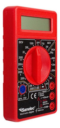 / Multimetro Digital Lcd Portatil 10a Ca/cd Profesional