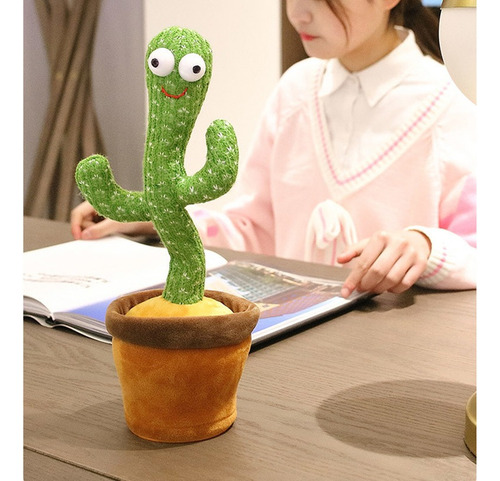 Cactus Felpa Electrónica Canto Y Baile Juguete Niños Regalo
