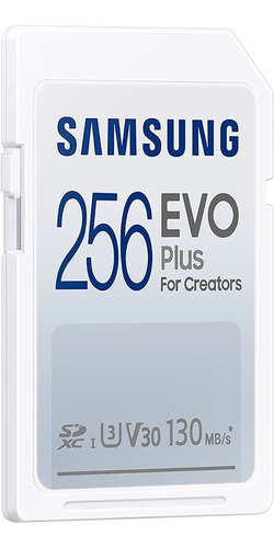 Tarjeta Sd Samsung Evo Plus Ultra Rápida U3 V30 4k Hd 130mbs