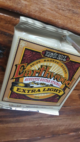 Cuerdas Guitarra Acústica Ernie Ball 010 Electroacústica B20