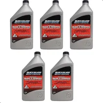 Comprar Óleo Tcw3 Quicksilver 2 Tempos Motor De Popa Kit Com 5 Lts