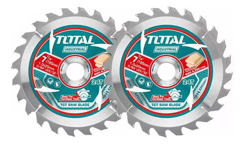 Pack 2 Hoja Disco Sierra Circular 7 1/4 24 D Tac2331853