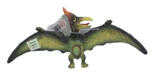 Dinosaurio Pterodactyl Goma Soft Con Chifle 16 Cm Wabro