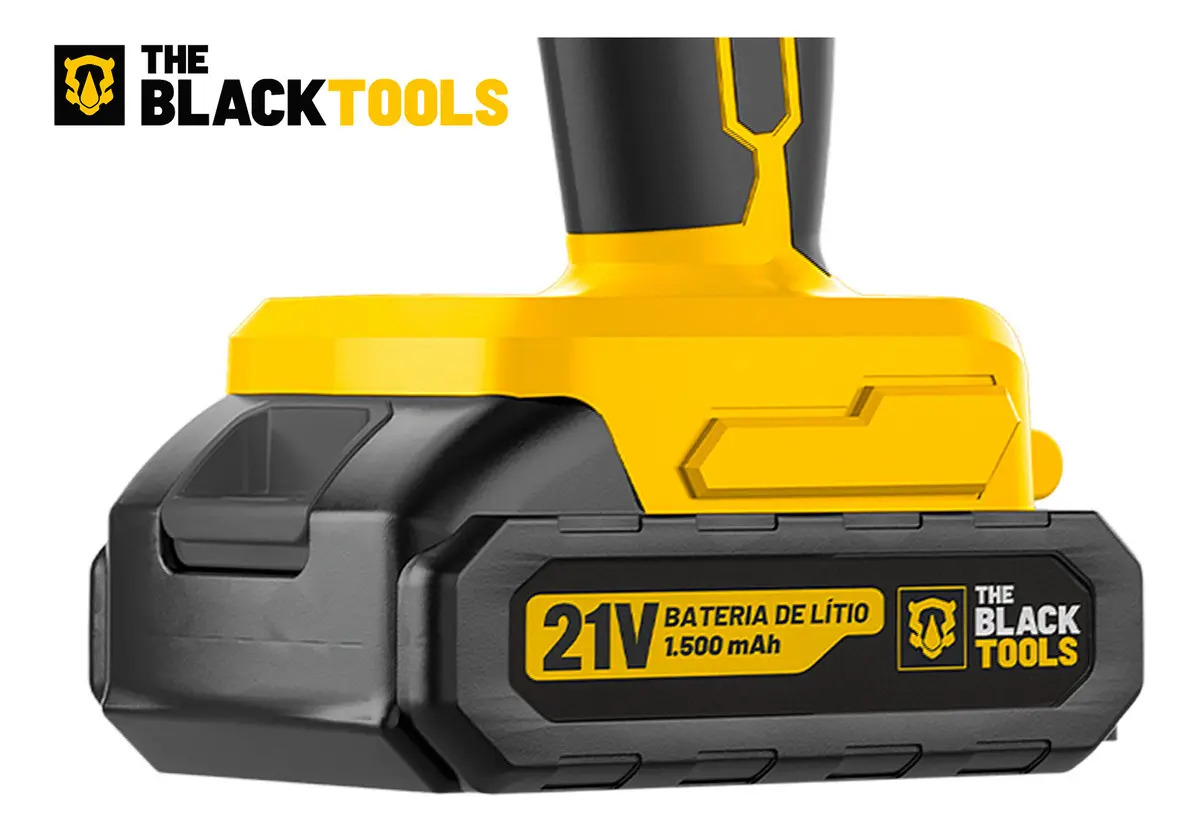 Parafusadeira Furadeira De Impacto A Bateria 21V 3/8” Bivolt 1400 Rpm Com Acessórios E Maleta TB... 5