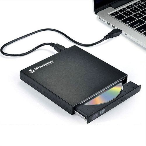 Imagen 3 de 8 de Unidad Quemadora Externa Slim, Cd, Dvd-rw Portable Usb 2.0