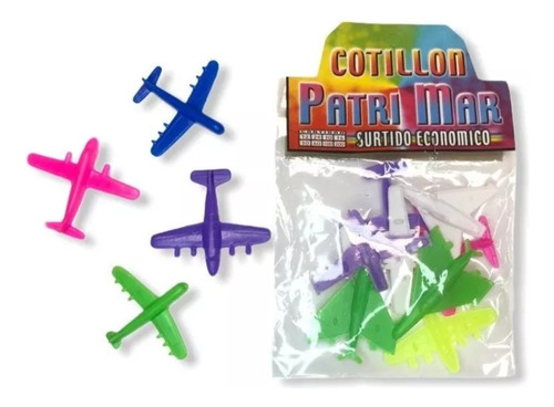 Juguetitos Avión X 12 U Piñata Patrimar 6 Cm Cotillon Juguet