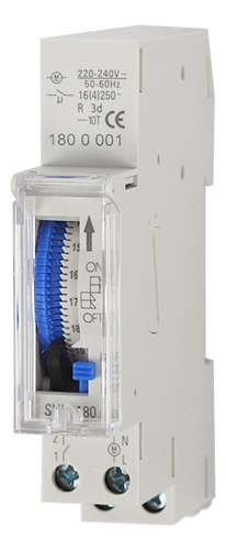 Temporizador Modular Analogo  Diario 220v 16a