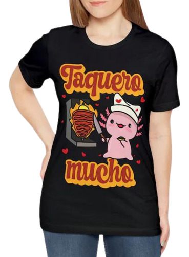 Playera Ajolote Taquero, Camiseta Pareja Divertida