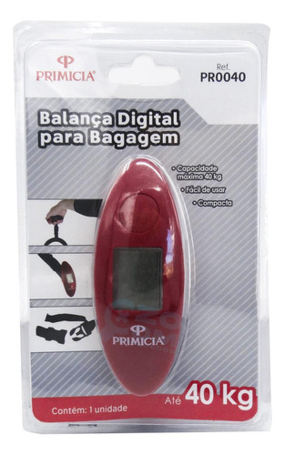 Balança Portátil Digital Mão Bolsa Mala Peixe Até 40kg