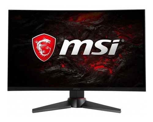 Monitor gamer curvo MSI Optix MAG240VC led 23.6" negro y rojo 100V/240V