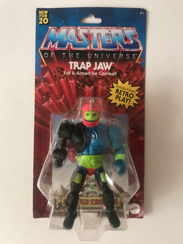 Trapjaw Motu Origins Retro Masters Of The Universe Mandibula (Usado)