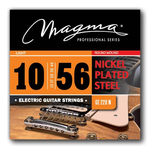 Encordado Guitarra Electrica Magma Nickel 7c .010 Ge220n