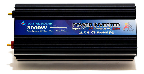 Inversor Onda Pura 3000 W / 12 V / Sistema Fotovoltaico