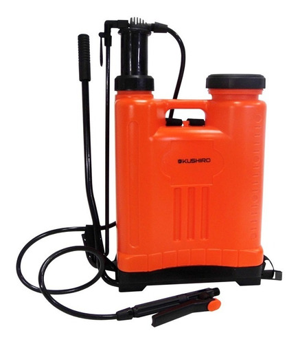 Imagen 3 de 10 de Pulverizador Mochila 16 Lts Bomba Presión Fumigador Kushiro
