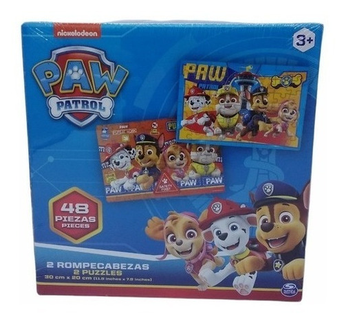 Paw Patrol Rompecabezas 2 Puzzles 48 Piezas 