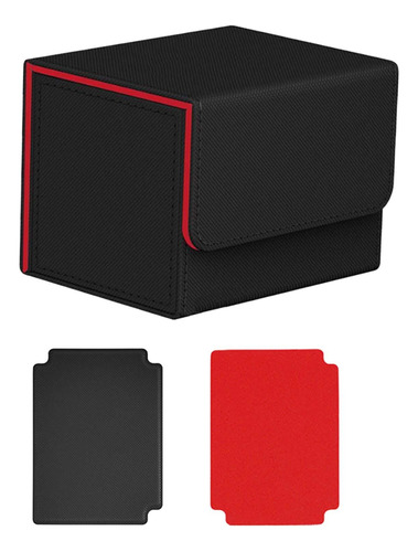 Soporte Para Tarjetas Con Capacidad Para 100 Negro Rojo