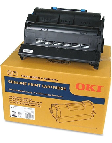 Okidata  black Toner Cartride 36 k De Papel Para Oki B731.