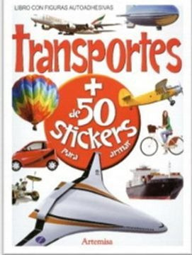 Libros Para Pintar Transportes 50 Stickers