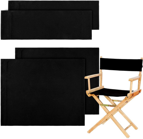 2 Set Directors Chair Canvas Replacement, Makeup Chair Seat 