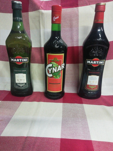 Martin Dry, Martini Rosso, Cynar. Precio Por Lote.