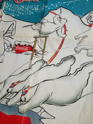 Lámina Póster Olimpíadas 2004 Coca Cola Osos Polares C (Usado)