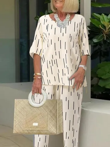 Conjunto elegante para señora sale