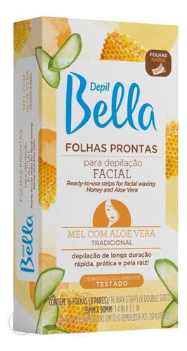 Cera Pronta Depilação Facial Aloe Vera Com Mel Depil Bella