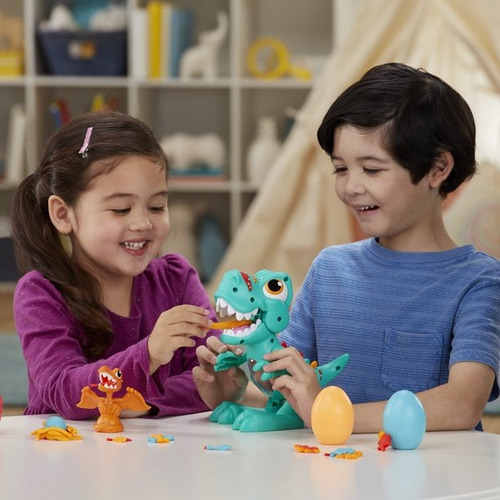 Play-doh Dino Crew Dinosaurio T-rex El Dino Gloton *sk