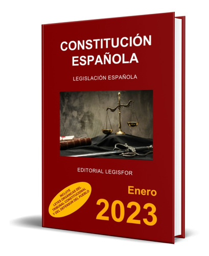 Libro Constitución Española Legislación Española Original 