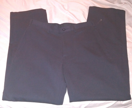 Pantalon Casual Sin Pinzas Azul Marino Nautica Talla 32x34