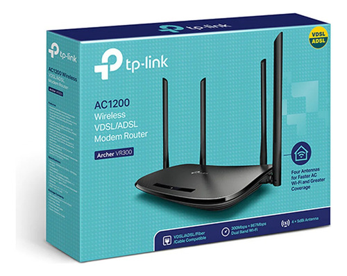 Modem Router Wifi Aba Cantv Fibra Ac1200 Dualband Vr300 Inte