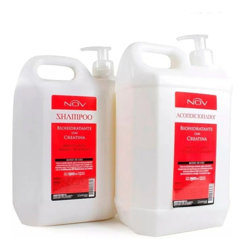 Shampoo + Acond. Nov Biohidratante  Cab. Decolorado X 1900ml