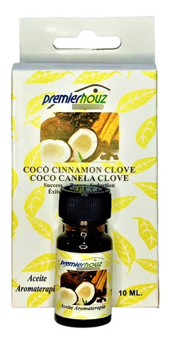 Aceite Aromaterapia Coco, Canela Y Clavo - Premier