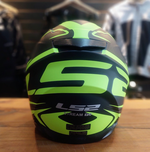Casco Moto Ls2 320 Evo Jink Mate Negro Amarillo-allmotors -