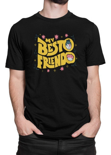 Camiseta Basica Algodão Besto Friendo Anime Jujutsu Kaisen
