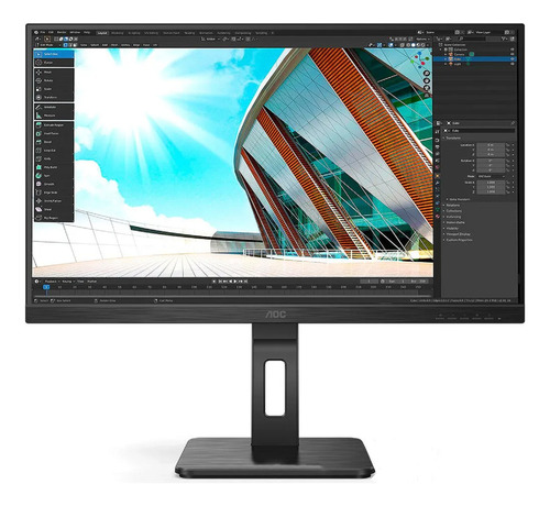 Monitor Aoc 24p2u Fhd Ips - Pivot, Usb, Hdmi, Dp, Vga