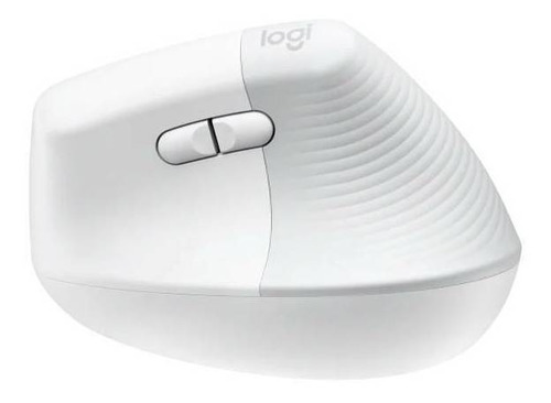 Imagen 1 de 4 de Mouse vertical inalámbrico Logitech  Serie Ergo Lift blanco crudo