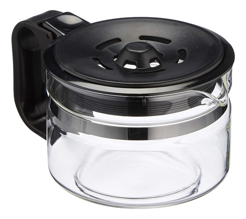 Vaso De Vidrio Para Cafetera Adaptable Con Tapa Regulable