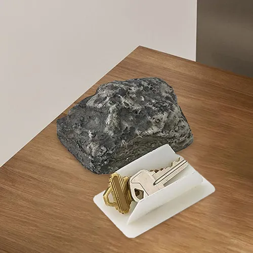 Ocultar Una Llave, Escondite De Roca Falsa, Caja De Llaves