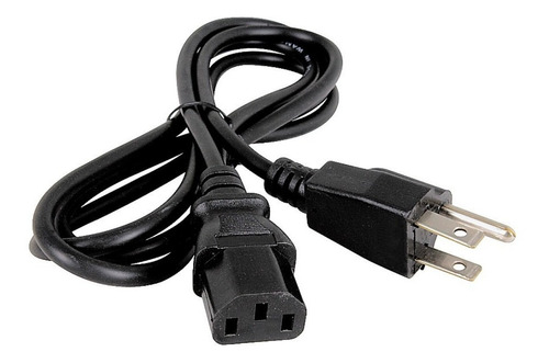 Cable De Poder Para Tv, Monitores, Computador E Impresoras