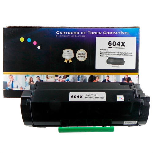 Toner Compativel 604x 60f4x00 Mx511 Mx610 20k - 100% Novo