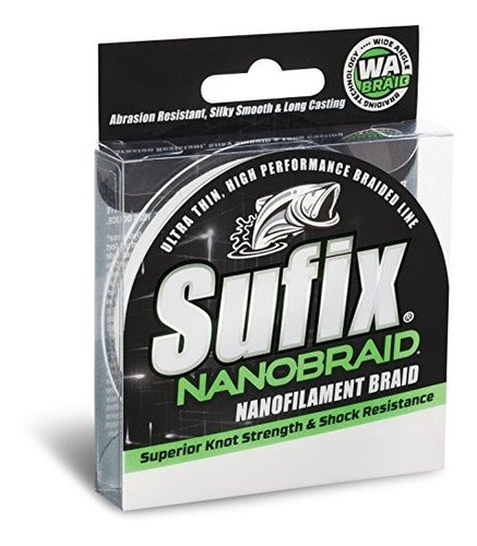 Sufijo Nanobraid Linea De Pesca Aqua Camo 12 Lb150 Yd