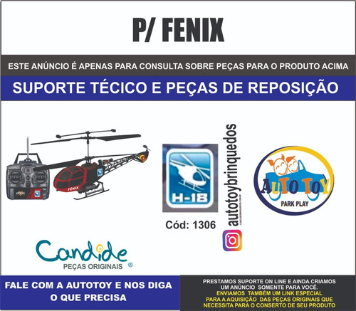 Fenix 1306 - H-18   - Candide - Peças De Reposição