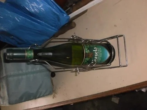 Soporte De Botella Vino De Alambre Solo El Soporte